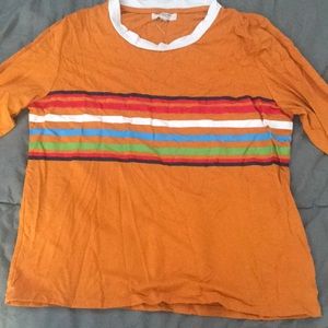 Mustard yellow casual long sleeve shirt